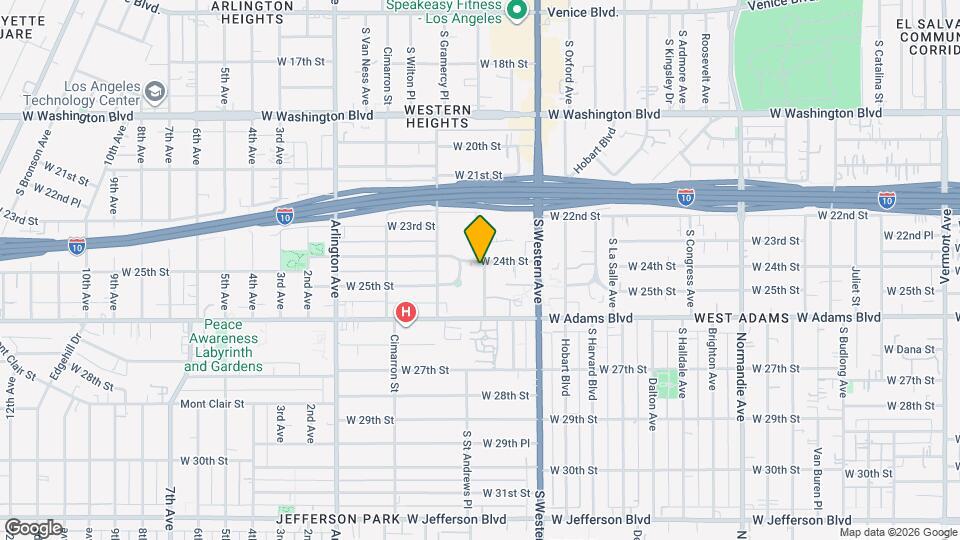 2084 W 24th St Map and Location Details