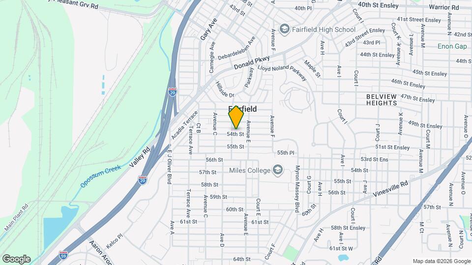 408 54th St Map and Location Details