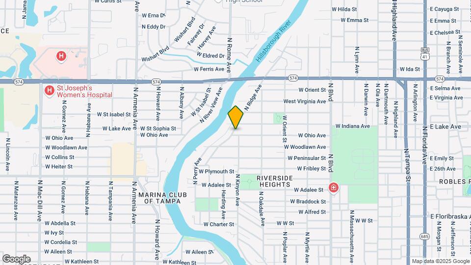 1023 W Ohio Ave Map and Location Details