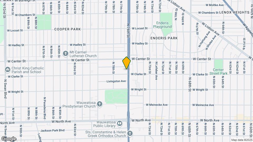 2615 N Wauwatosa Ave, Unit Upper Mapa y Detalles de la Ubicación