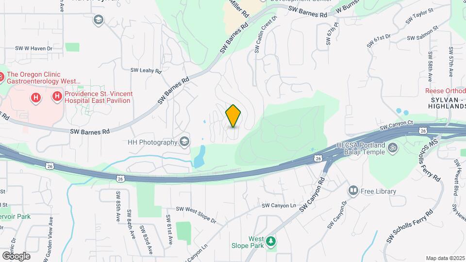 7514 SW Barnes Rd Map and Location Details