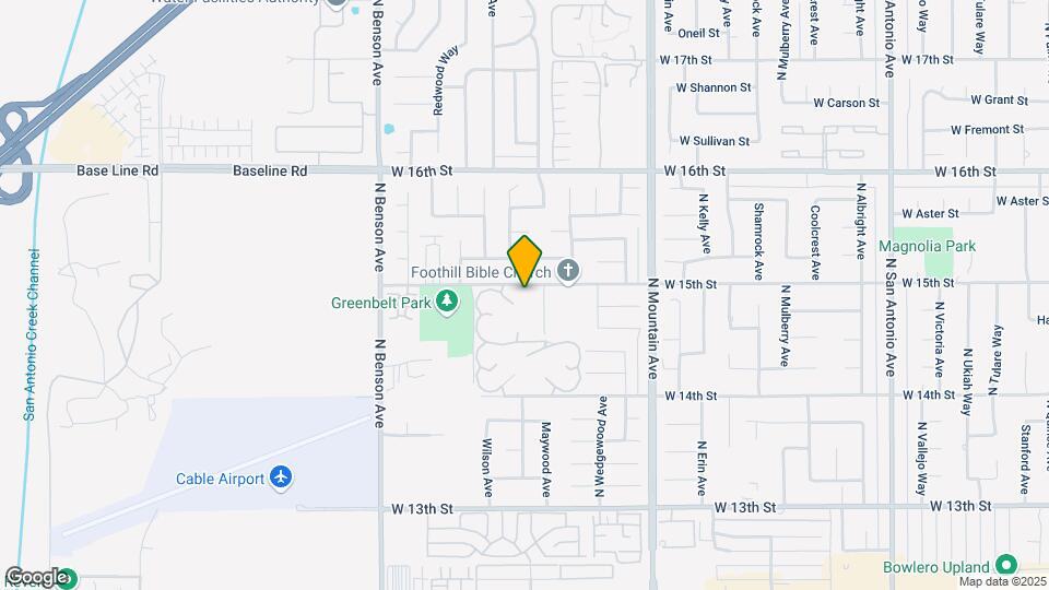 1390 W 15th St Map and Location Details