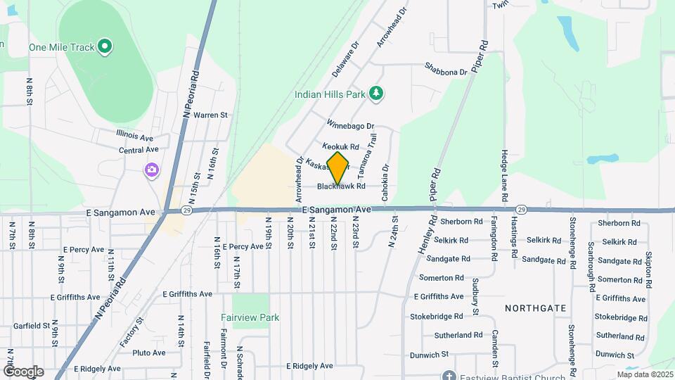 2204 Blackhawk Rd Map and Location Details