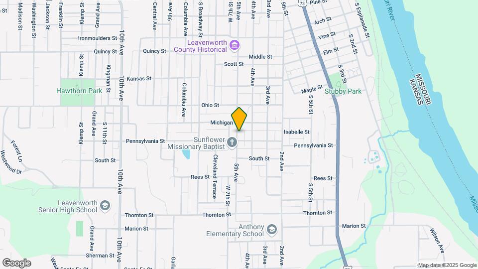 1619 5th Ave Map and Location Details