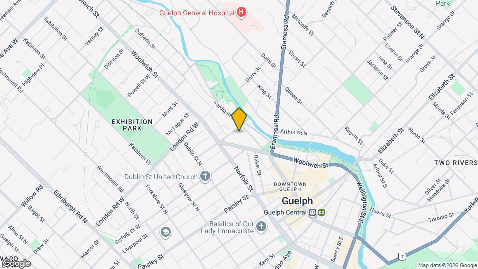 41 Norwich St E Map and Location Details