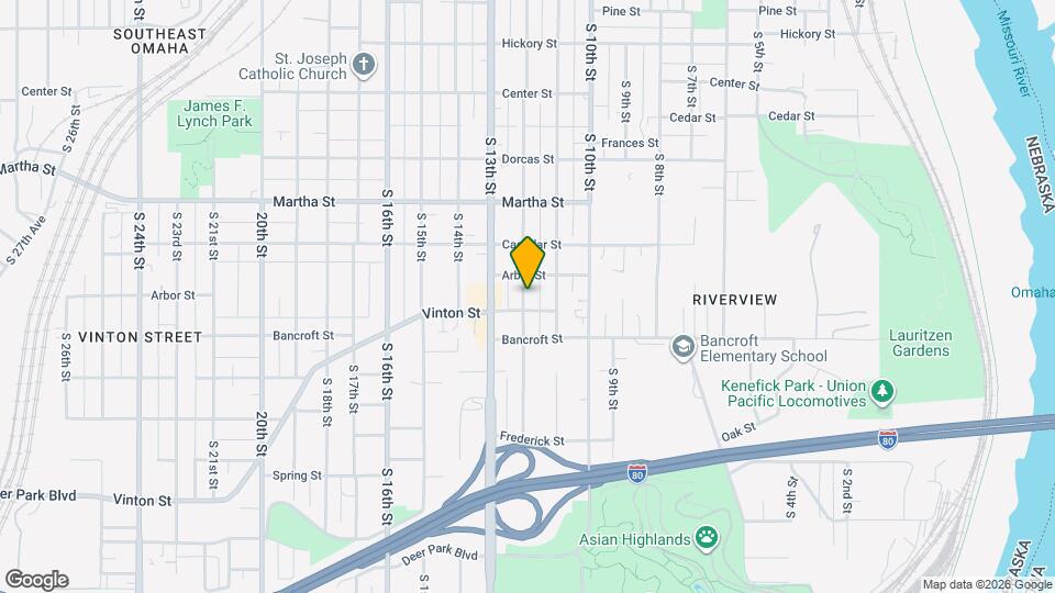 2519 S 12th St Map and Location Details