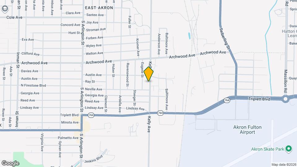 990 Kelly Ave Map and Location Details