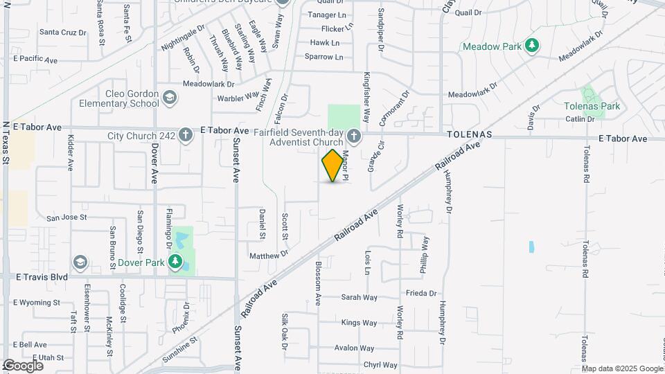 1850 Blossom Ave Mapa y Detalles de la Ubicación