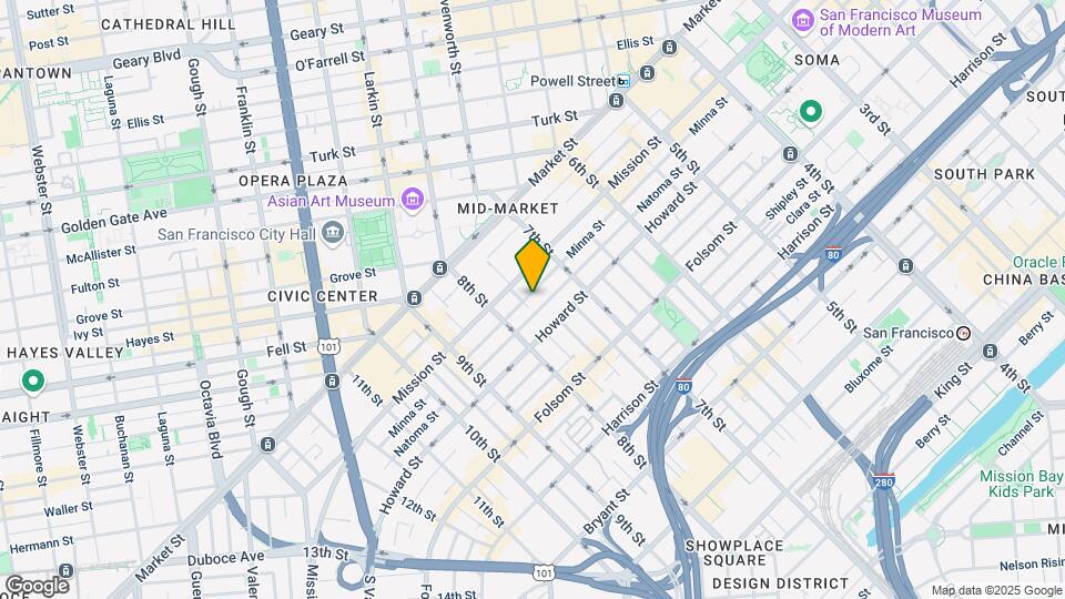 653 Minna St Map and Location Details