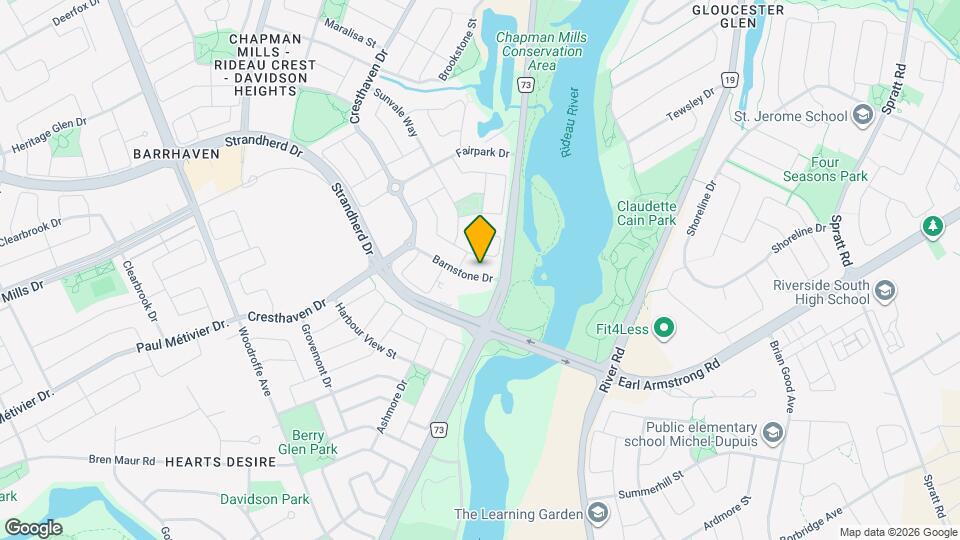 13 Barnstone Dr Map and Location Details