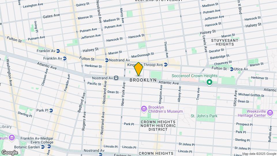 1371 Atlantic Ave Mapa y Detalles de la Ubicación