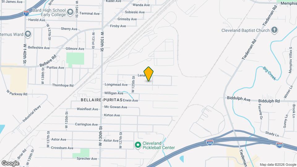 12116 Longmead Ave Map and Location Details
