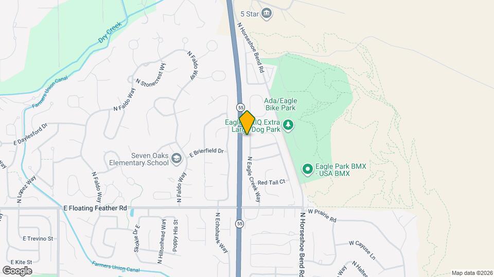 1725 N Eagle Creek Way Map and Location Details