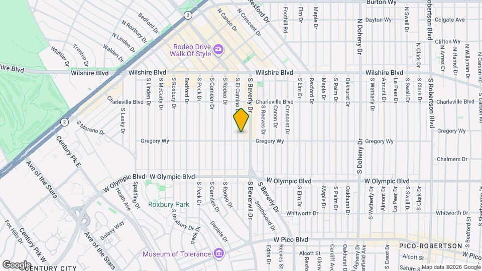 260 S El Camino Dr Map and Location Details