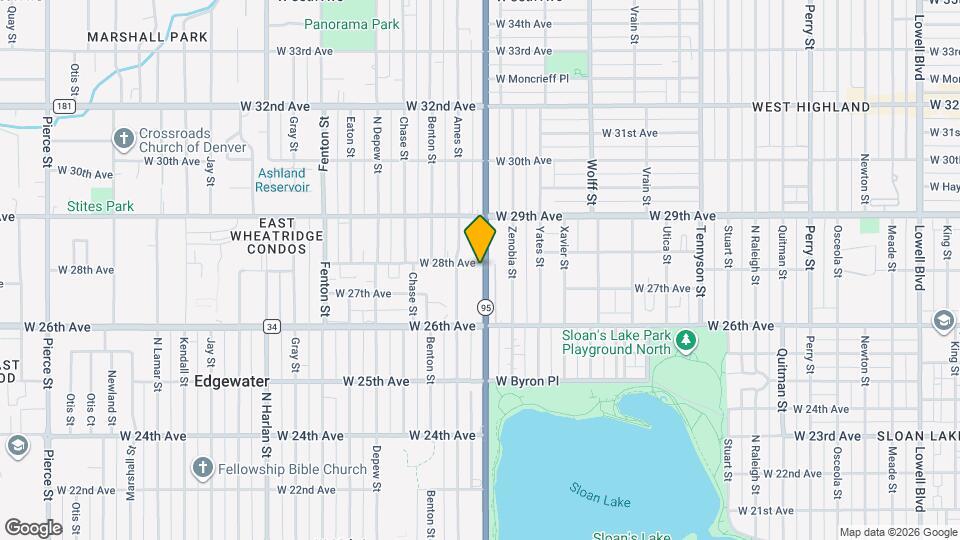 5210 W 28th Ave Map and Location Details