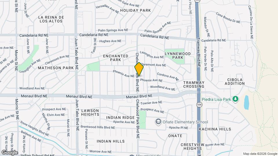 12001 Phoenix Ave NE, Unit B Map and Location Details