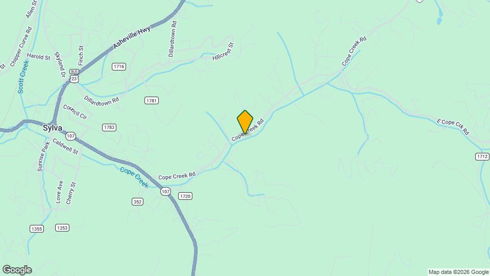 500 Cope Creek Rd Map and Location Details