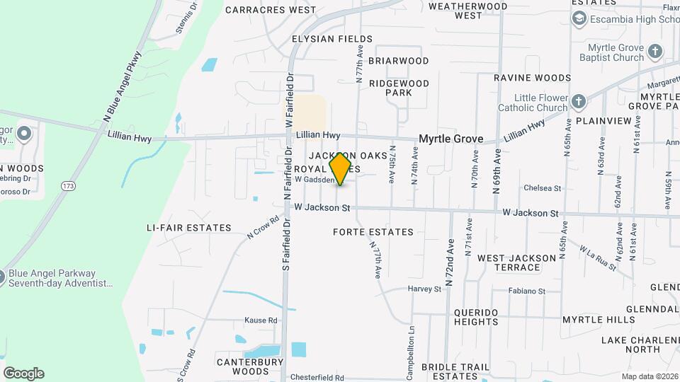 610 N 78th Ave Map and Location Details