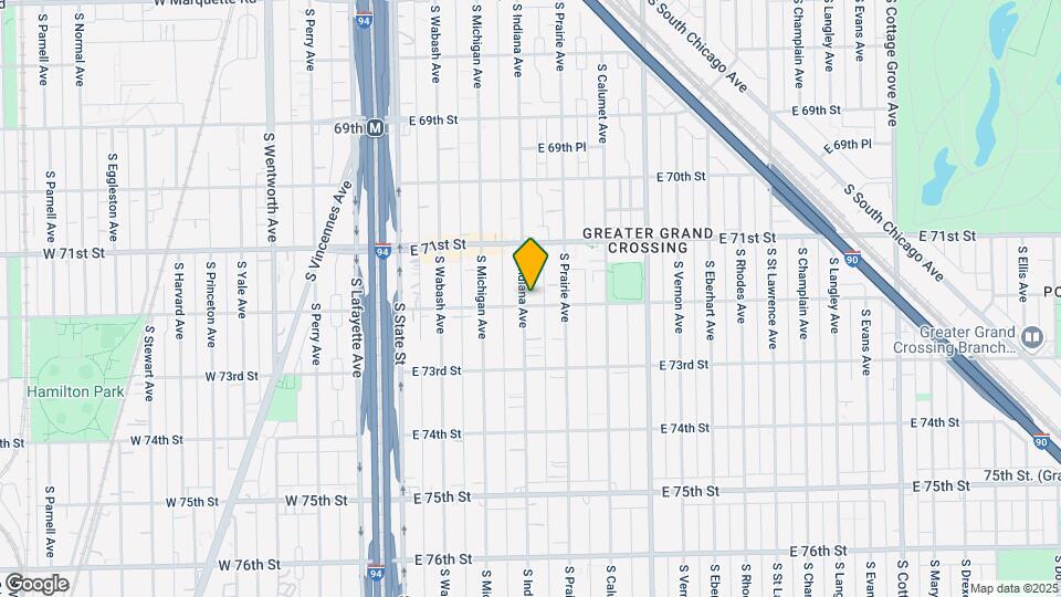 7151-53 S Indiana Ave Mapa y Detalles de la Ubicación