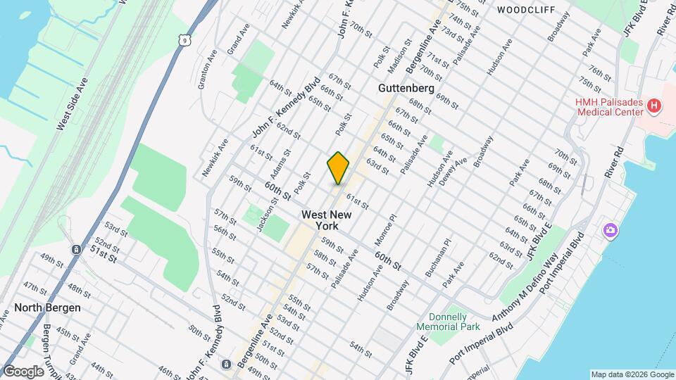 6117 Bergenline Ave Mapa y Detalles de la Ubicación