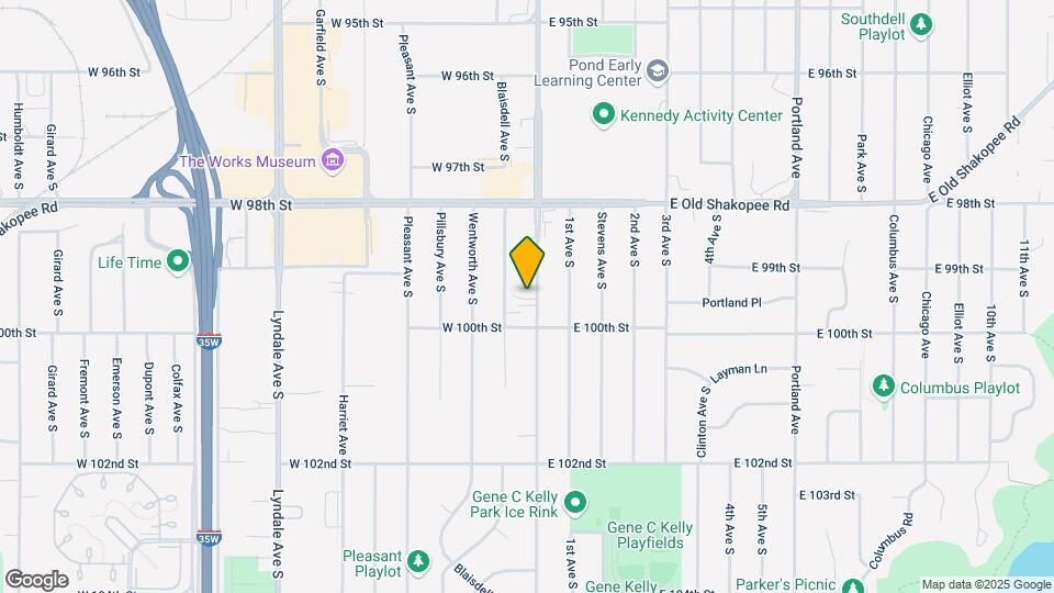 9912 Nicollet Ave S Map and Location Details