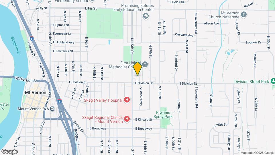 1531 E Division St Map and Location Details