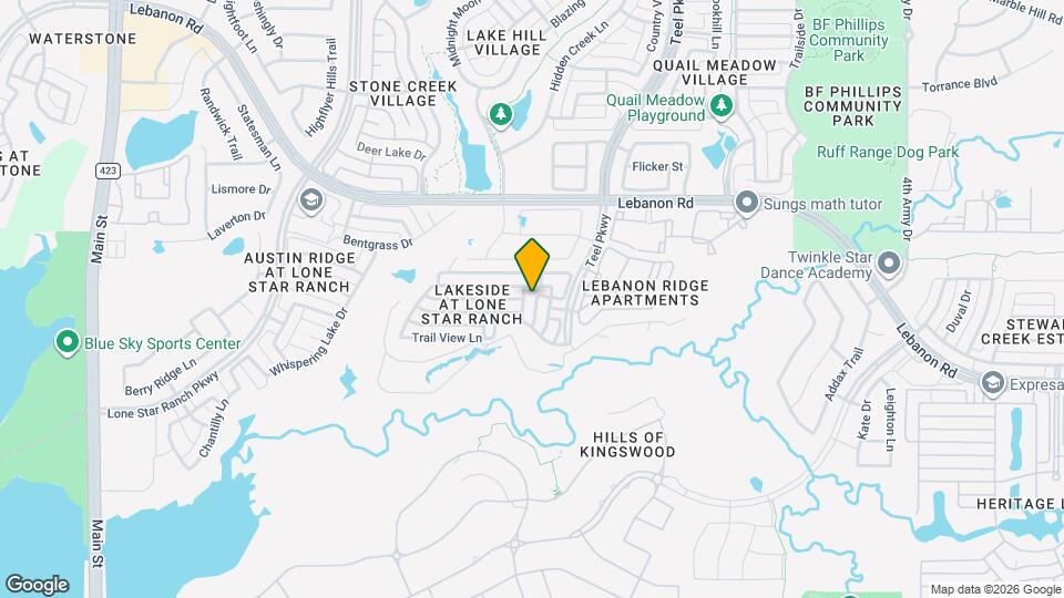 4542 Carraway Dr Map and Location Details