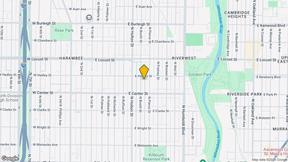 2758 N Booth St, Unit Upper Map and Location Details