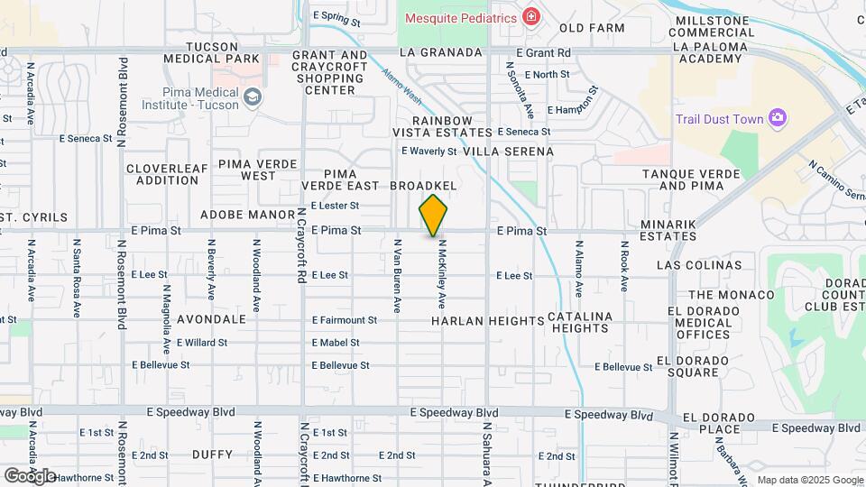 1641 N McKinley Ave Map and Location Details