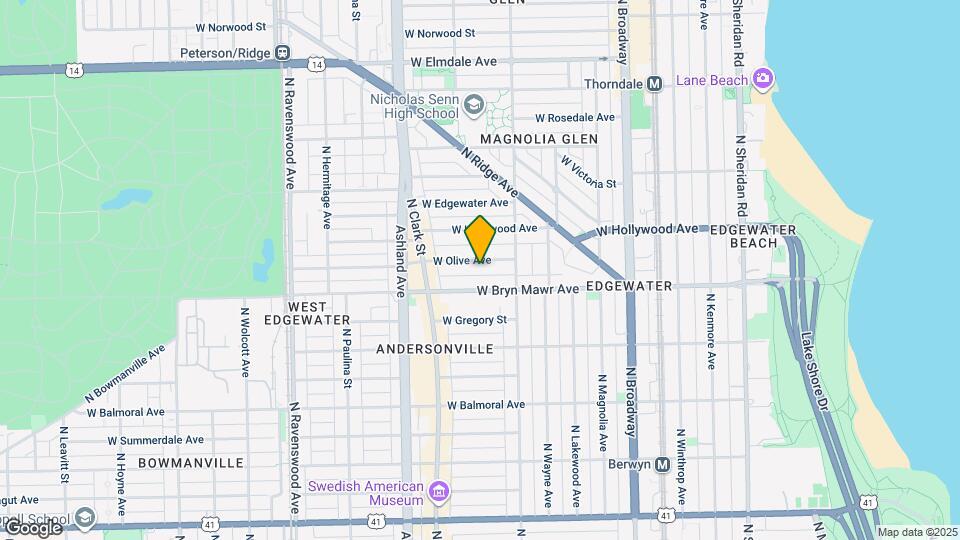 1437 W Olive Ave, Unit 2 Map and Location Details