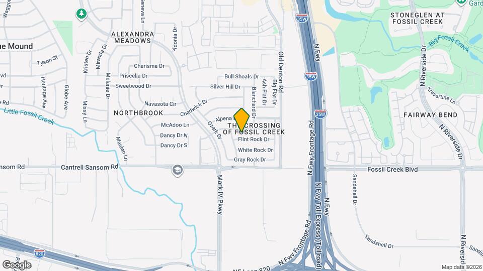 2713 Flint Rock Dr Map and Location Details