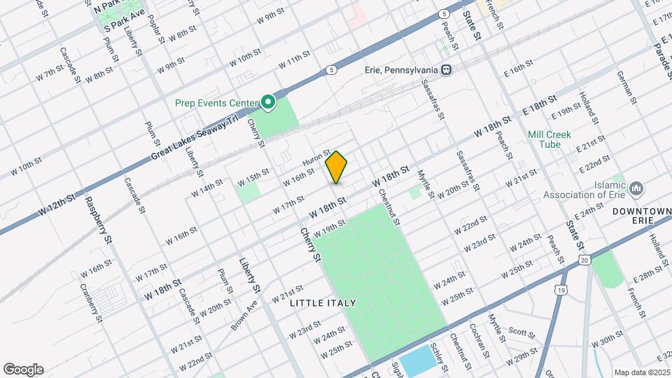 1709 Walnut St, Unit 2 Map and Location Details