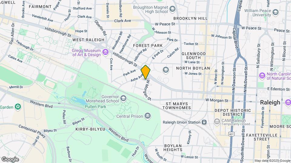 927 West Morgan Mapa y Detalles de la Ubicación