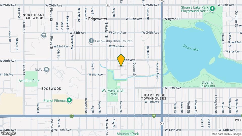 1910 Fenton St Map and Location Details