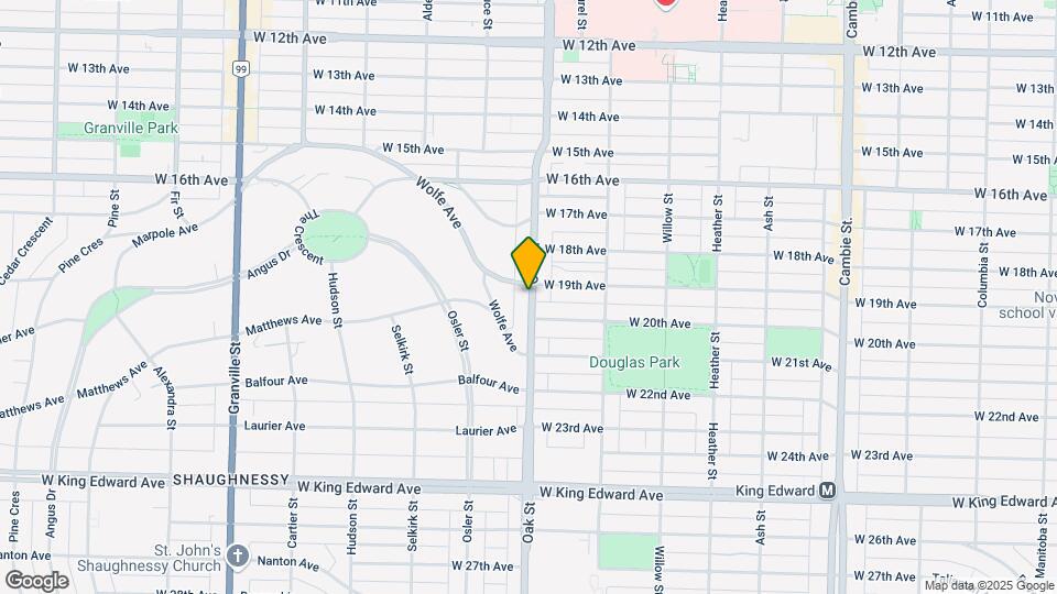 3537 Oak St Map and Location Details