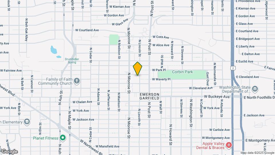 2915 N Lincoln St Map and Location Details