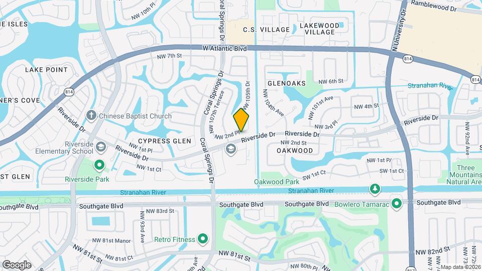 10630 NW 2nd Pl Map and Location Details