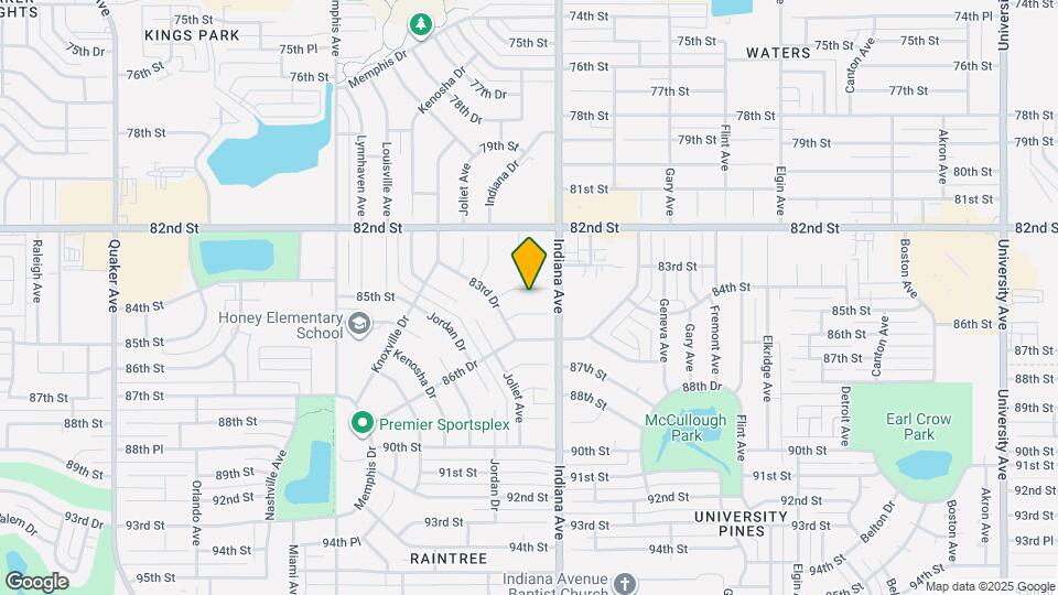 3409 84th St Map and Location Details