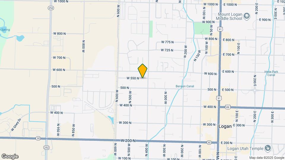 430 W 550 N Map and Location Details