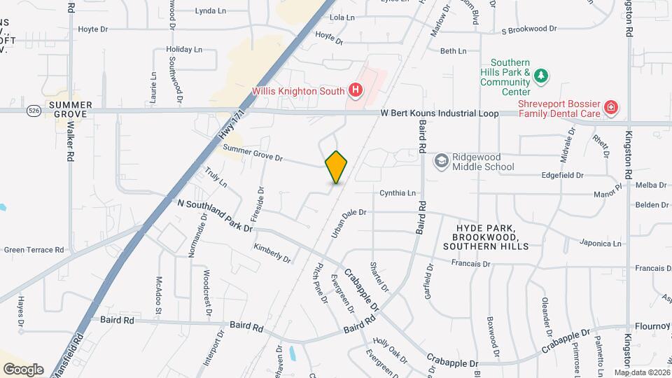 9295 Savanna Dr Map and Location Details