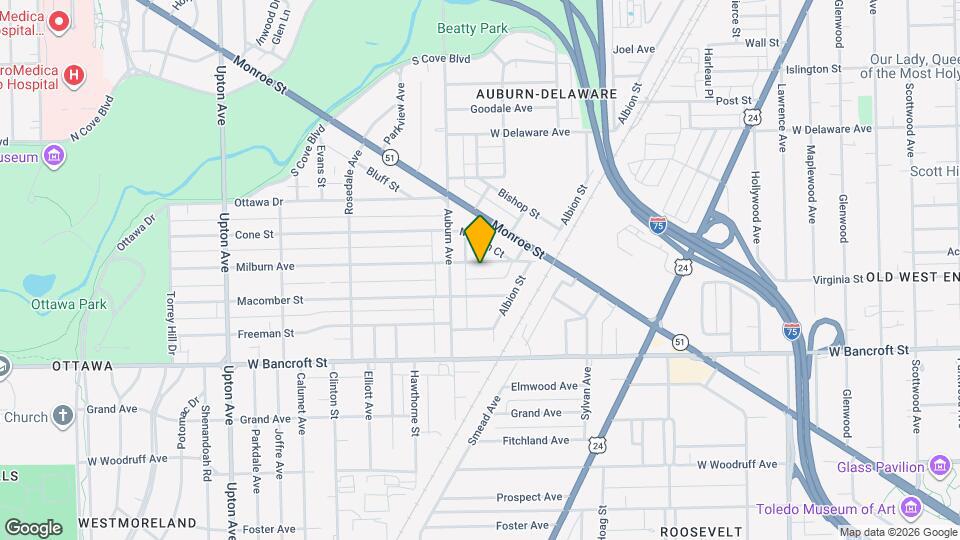 1465 Milburn Ave Mapa y Detalles de la Ubicación