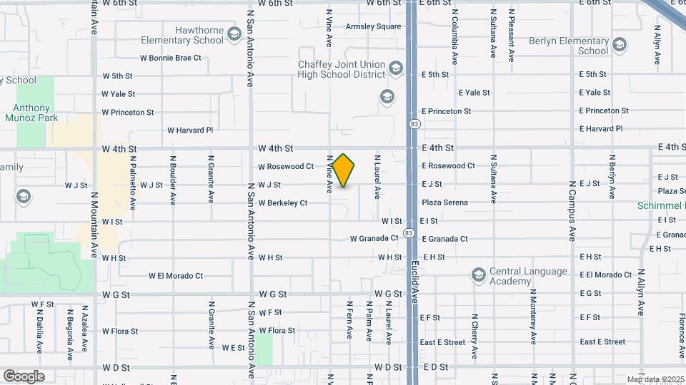 407 W J St Mapa y Detalles de la Ubicación