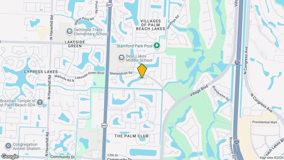 588 Green Springs Pl Mapa y Detalles de la Ubicación