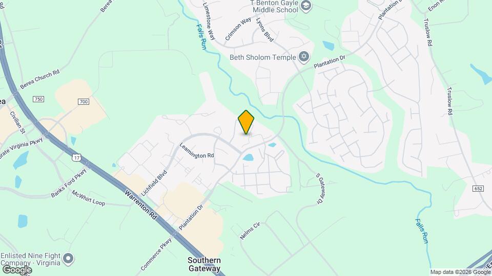 301 Backridge Ct Map and Location Details