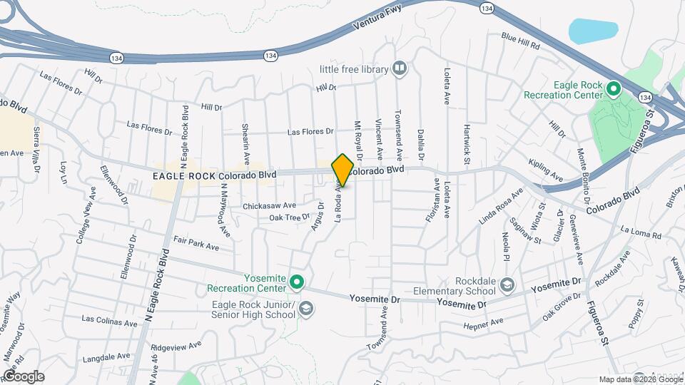 5046 La Roda Ave Map and Location Details