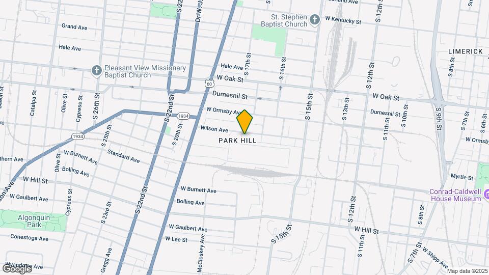 1728 Wilson Ave Map and Location Details