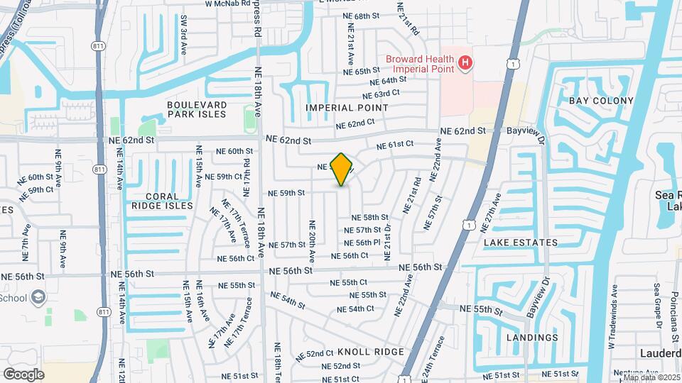 5900 NE 21st Ave Map and Location Details