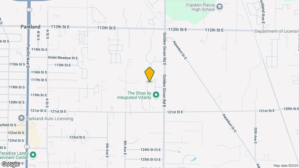 11727 9th Ave Ct E Map and Location Details