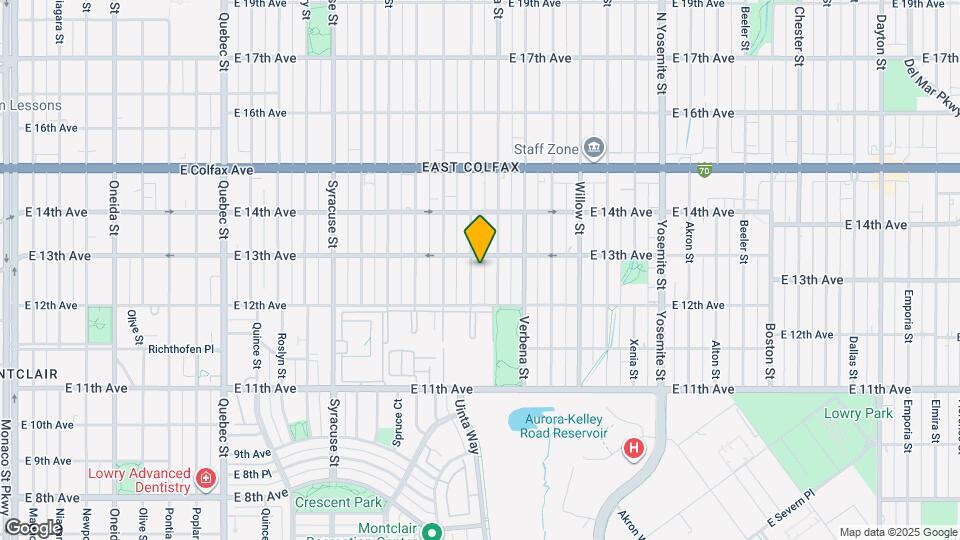 1264 Uinta St Map and Location Details