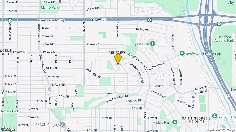 1101 Russet Rd NE Map and Location Details